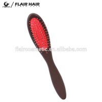 personalized hot sale paddle hair brush with metal bristles