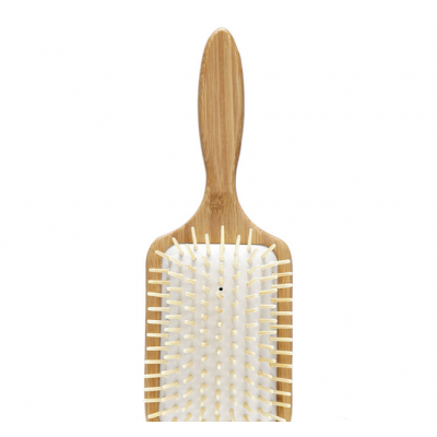 Bamboo product hair tool Private label Eco-friendly bamboo needle hair brush bulk hair brush